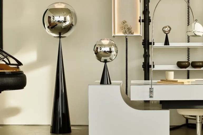 Tom Dixon Melt portable LED table lamp, black