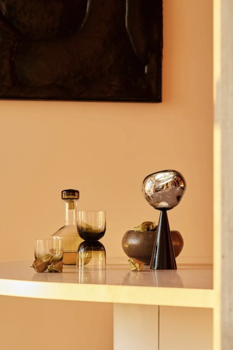 Tom Dixon Melt portable LED table lamp, black