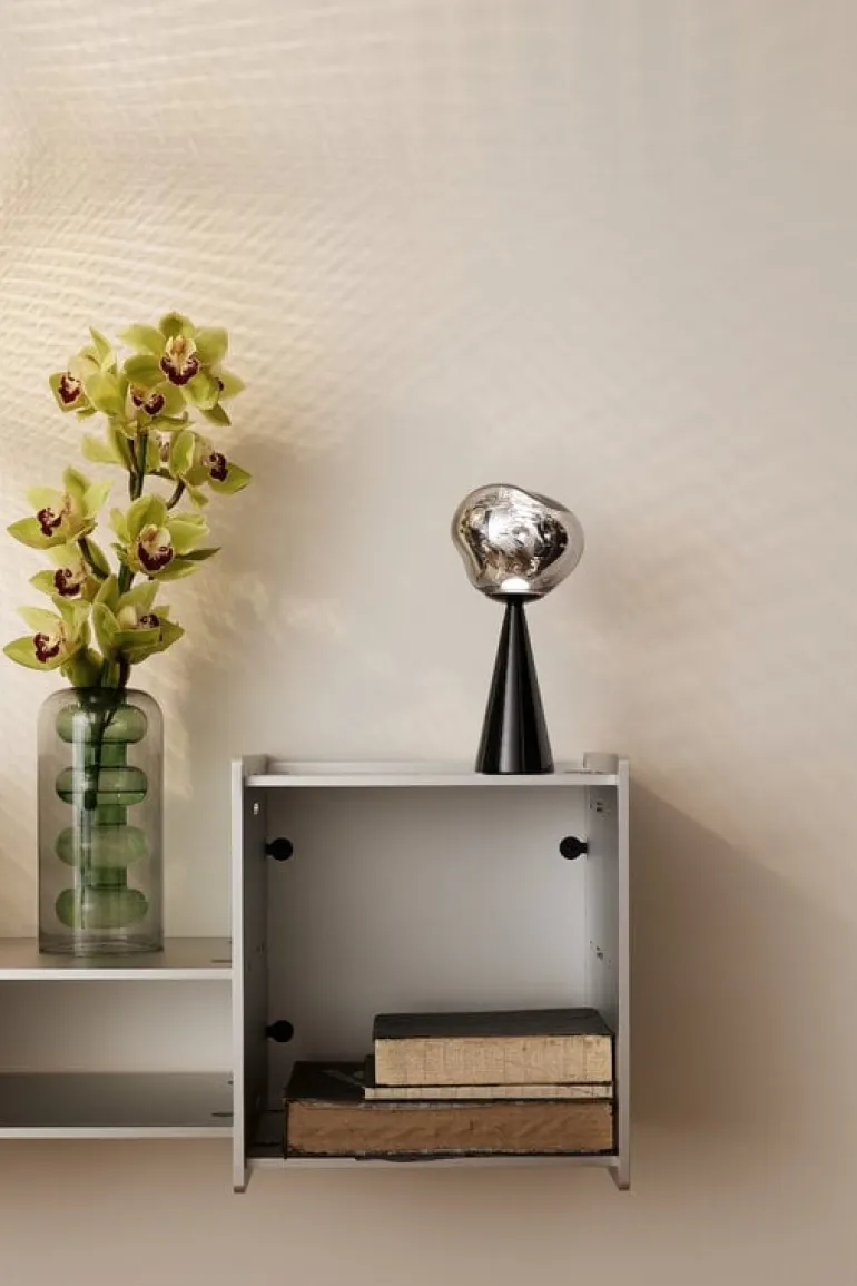 Tom Dixon Melt portable LED table lamp, black