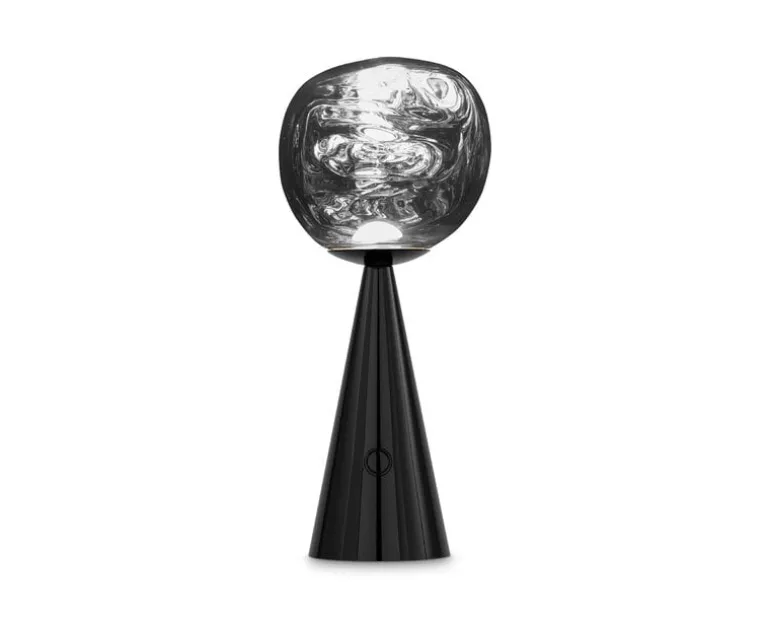 Tom Dixon Melt portable LED table lamp, black