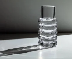 Tom Dixon Press Stem vase, clear