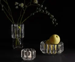 Tom Dixon Press vase, medium, clear