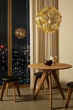 Tom Dixon Stone portable LED table lamp, white marble