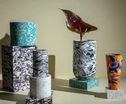 Tom Dixon Swirl vase, medium, multicolour