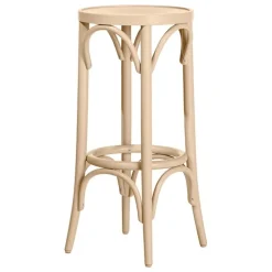 TON Ton 73 bar stool, natural beech