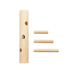 Tonfisk Design Lehto coat rack, 20 cm, pine wood