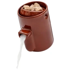 Tonfisk Design Newton cream jug/sugar bowl, brown