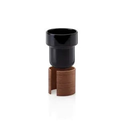 Tonfisk Design Warm cup 2,4 dl, set of 2, black - walnut