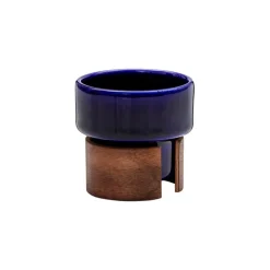 Tonfisk Design Warm espresso cup 0,8 dl, 2 pcs, blue - walnut