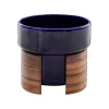 Tonfisk Design Warm latte cup 4 dl, blue - walnut