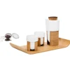 Tonfisk Design Warm tea set, white - oak, cork lid
