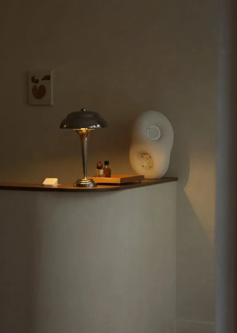 Transparent Acoustic Sculpture, white