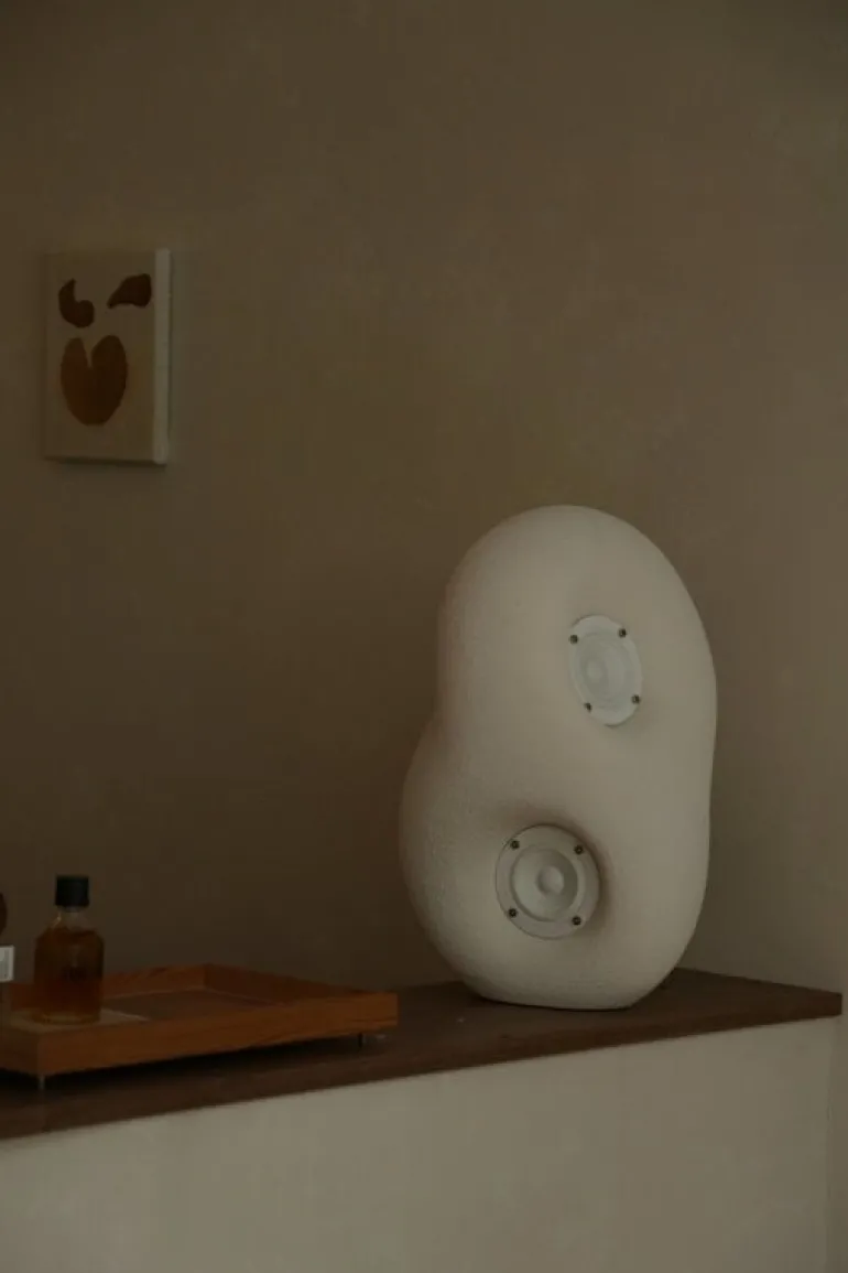 Transparent Acoustic Sculpture, white