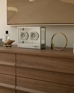 Transparent Small Transparent Speaker, metal