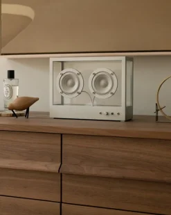 Transparent Small Transparent Speaker, metal