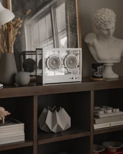 Transparent Small Transparent Speaker, metal