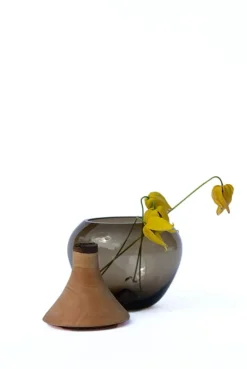 Utopia & Utility Apple stacking vessel, 16 x 12 cm, smoke