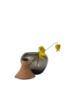 Utopia & Utility Apple stacking vessel, 16 x 12 cm, smoke