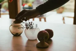 Utopia & Utility Apple stacking vessel, 16 x 12 cm, smoke