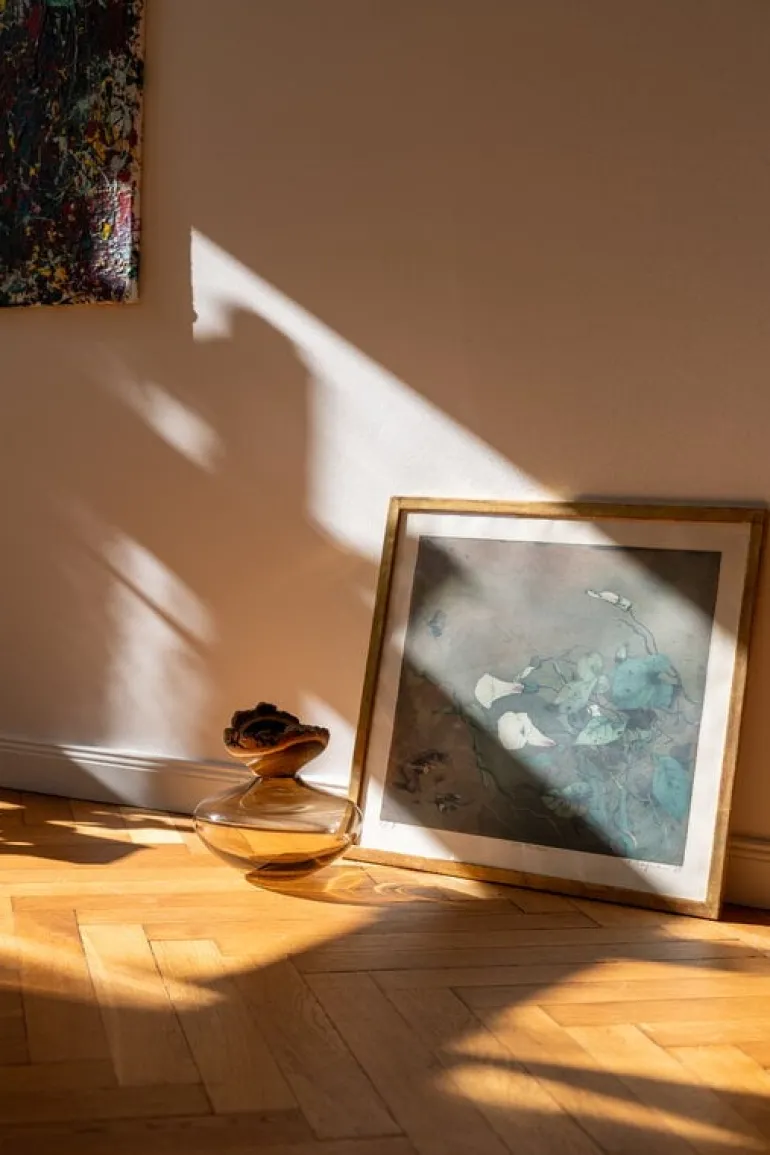 Utopia & Utility Bloom stacking vessel, 26 x 26 cm, smoke