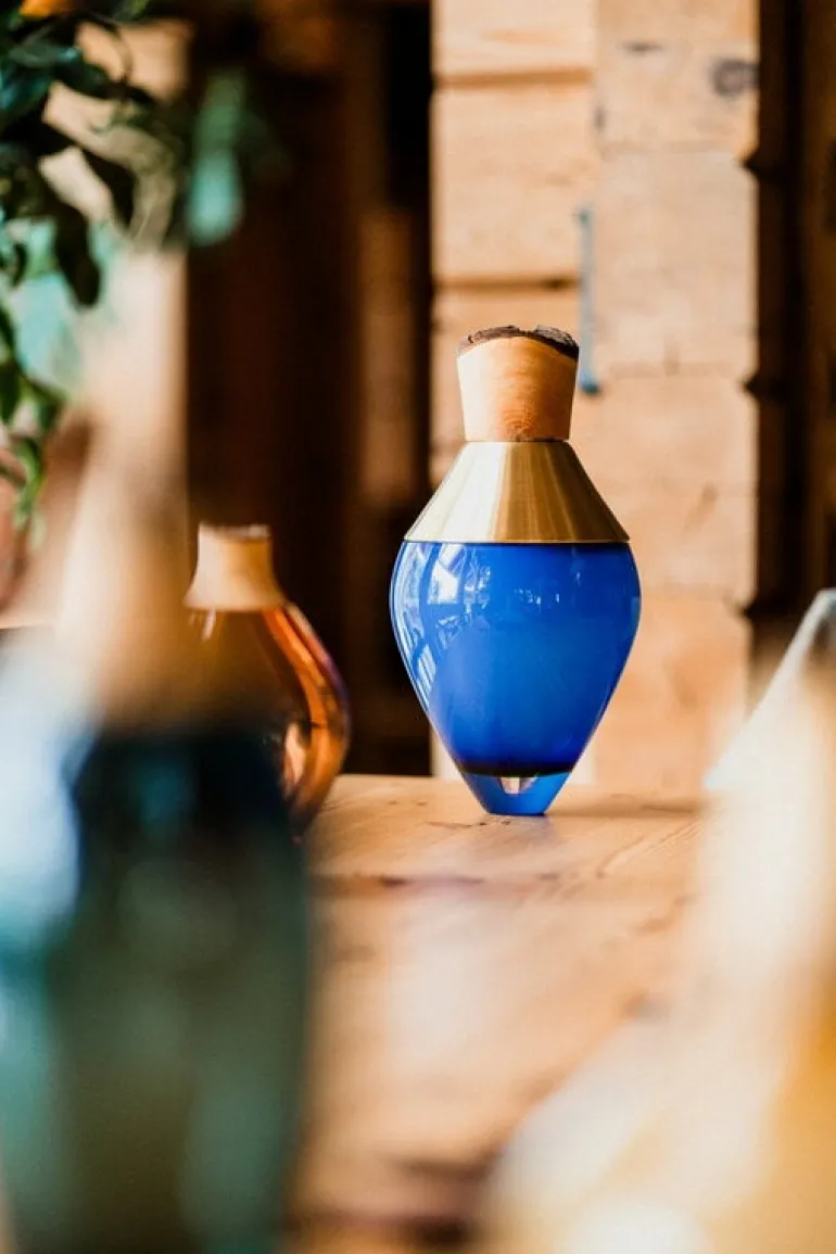 Utopia & Utility Matisse II stacking vessel, 16 x 12 cm, caramel