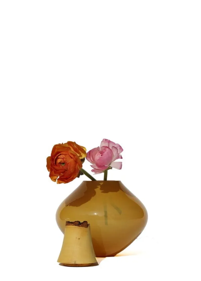 Utopia & Utility Matisse II stacking vessel, 16 x 12 cm, caramel