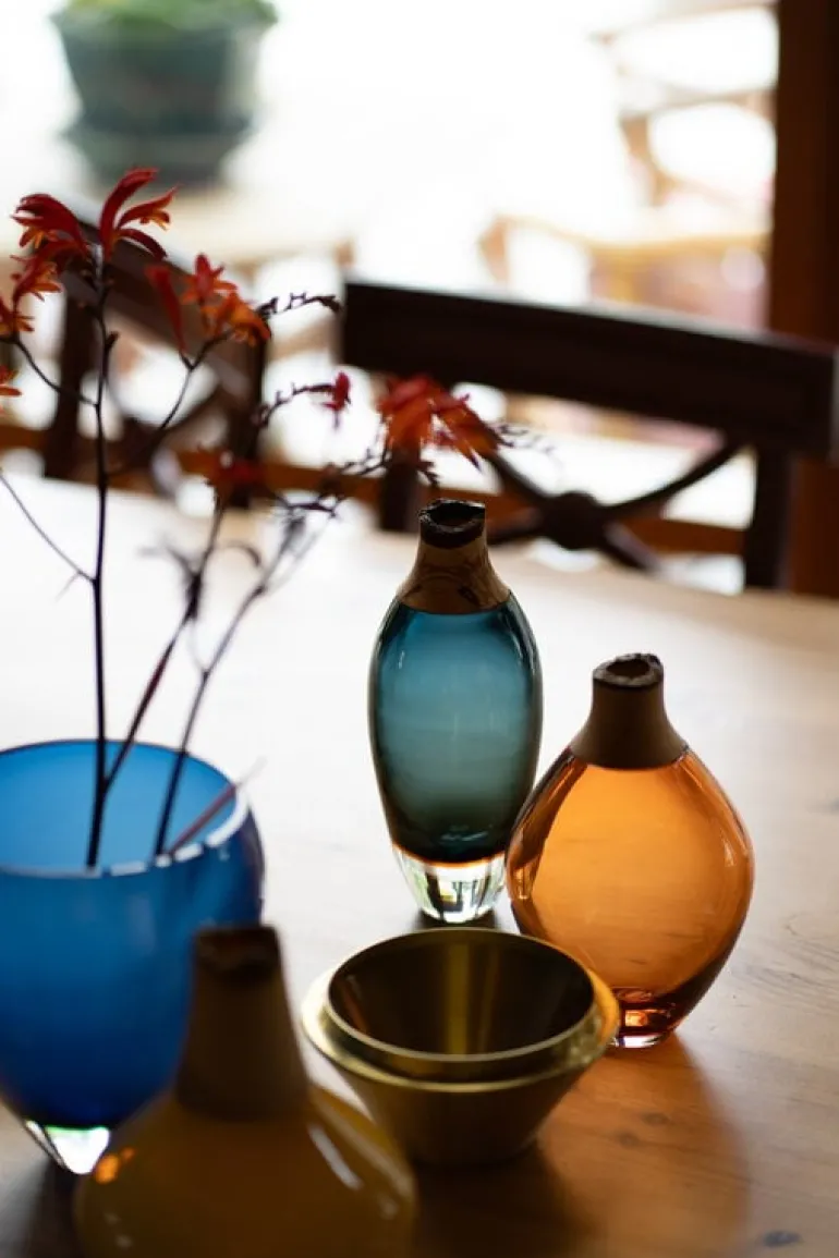 Utopia & Utility Matisse II stacking vessel, 16 x 12 cm, caramel