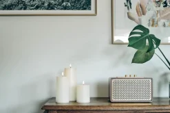 Uyuni Lighting LED pillar candle, 7,8 x 10 cm, nordic white