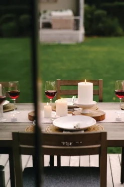 Uyuni Lighting LED pillar candle, 5 x 7,5 cm, nordic white