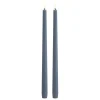Uyuni Lighting LED taper candle, 32 cm, 2 pcs, hazy blue