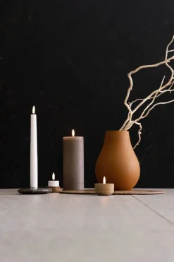 Uyuni Lighting LED taper candle, 25 cm, 2 pcs, nordic white