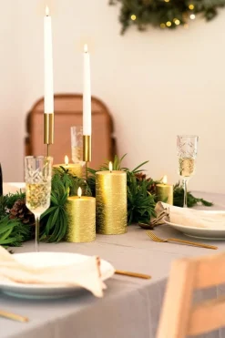 Uyuni Lighting LED taper candle, 25 cm, 2 pcs, nordic white