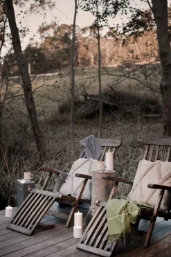 Uyuni Lighting Outdoor LED pillar candle, 8,4 x 15 cm, white