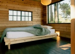 Vaarnii 017 Aamu bed frame, 160 cm, pine