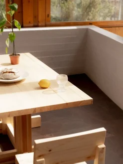 Vaarnii 001 dining table, rectangular, 160 cm, pine