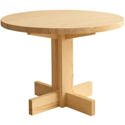 Vaarnii 001 dining table, round, pine