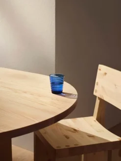 Vaarnii 001 dining table, round, pine