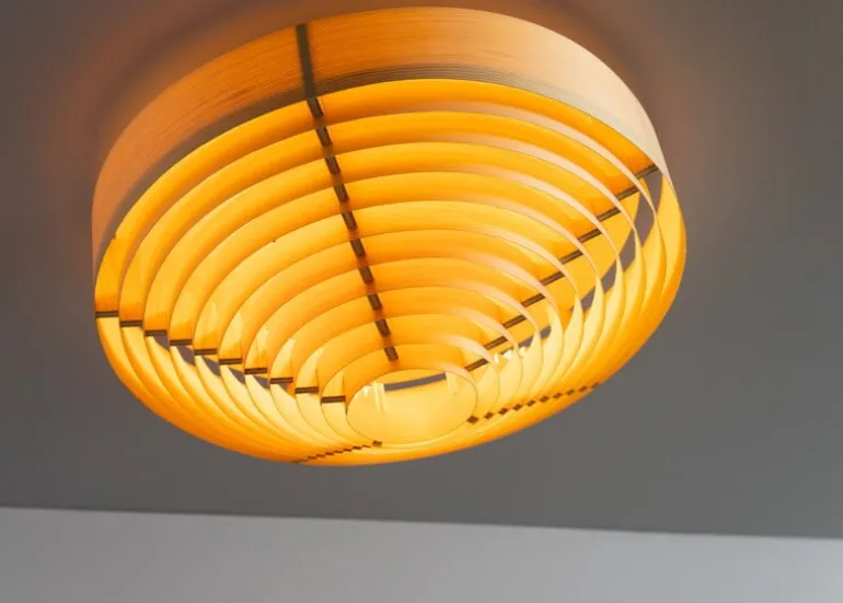 Vaarnii 1005 Hans ceiling lamp, 55 cm, pine