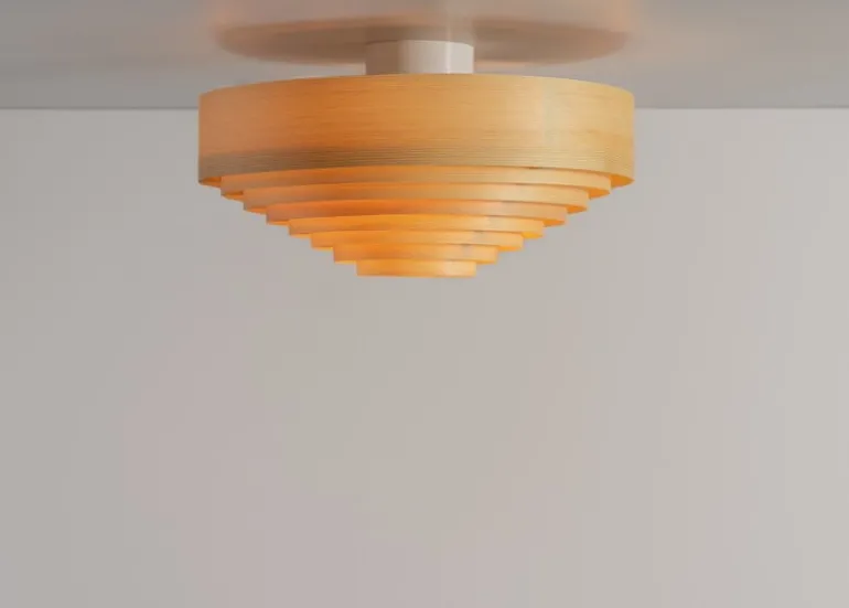 Vaarnii 1005 Hans ceiling lamp, 42 cm, pine