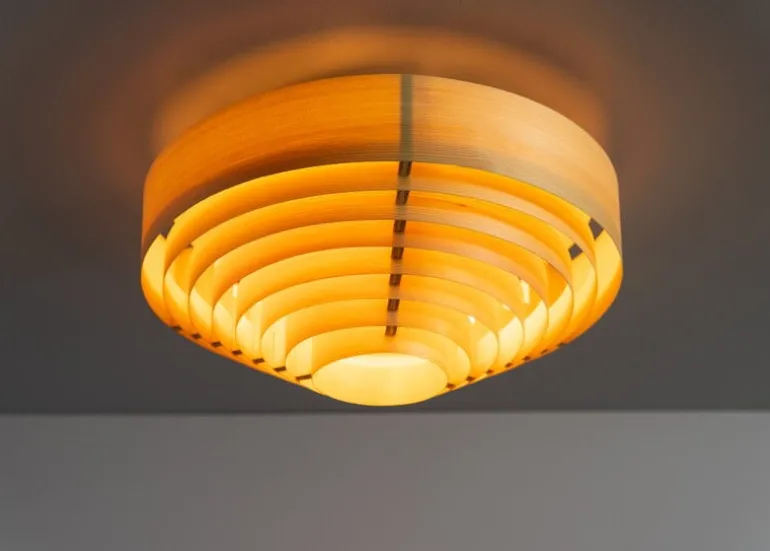 Vaarnii 1005 Hans ceiling lamp, 42 cm, pine