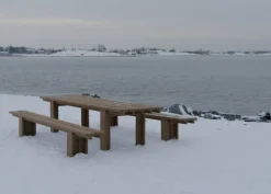 Vaarnii 013 Osa outdoor bench, 270 cm, pine