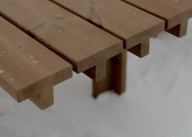 Vaarnii 013 Osa outdoor dining table, 270 cm, pine