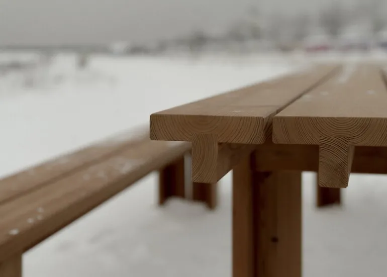 Vaarnii 013 Osa outdoor dining table, 270 cm, pine