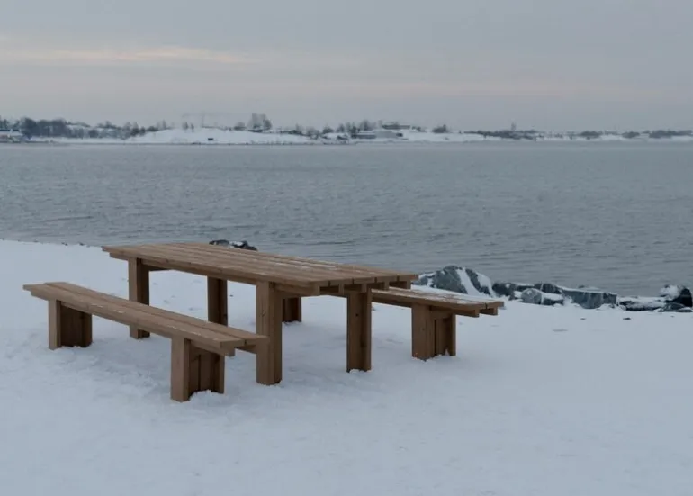 Vaarnii 013 Osa outdoor dining table, 270 cm, pine