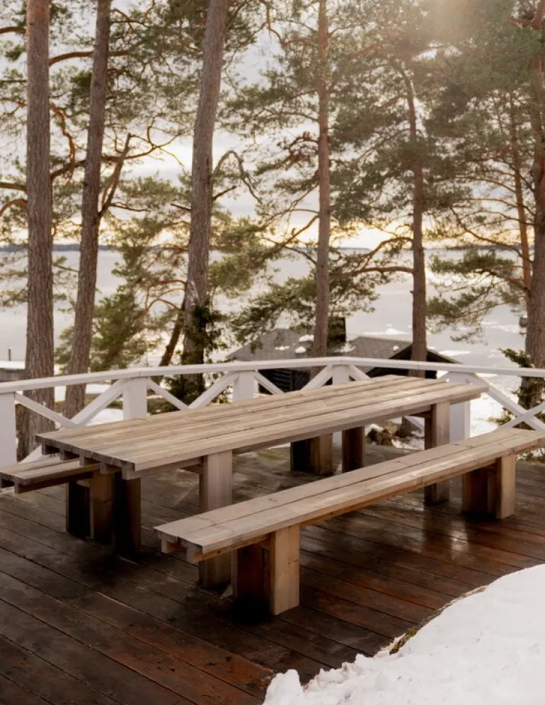 Vaarnii 013 Osa outdoor dining table, 270 cm, pine