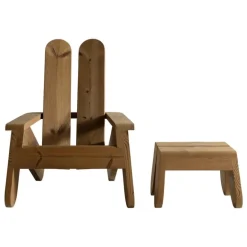 Vaarnii 015 Peace outdoor foot stool, pine
