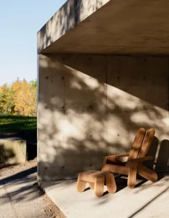 Vaarnii 015 Peace outdoor foot stool, pine