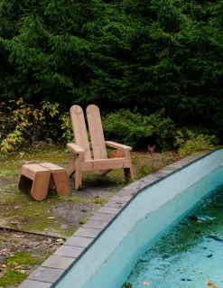 Vaarnii 015 Peace outdoor lounge chair, pine