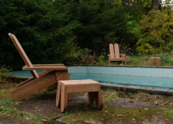 Vaarnii 015 Peace outdoor lounge chair, pine