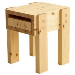 Vaarnii 003 Stilts side table, pine